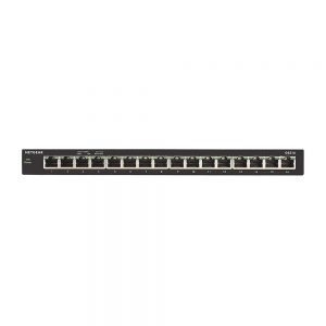 Alternative view of NETGEAR 16-Port Gigabit Ethernet Unmanaged Switch (GS316) - Desktop, Fanless Housing for Quiet Operation