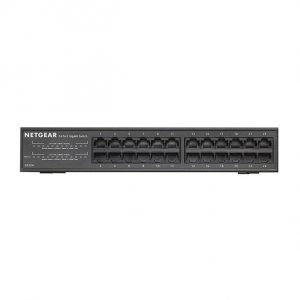 Alternative view of NETGEAR 24-Port Gigabit Ethernet Unmanaged Switch (GS324) - Desktop/Rackmount, Fanless Housing for Quiet Operation